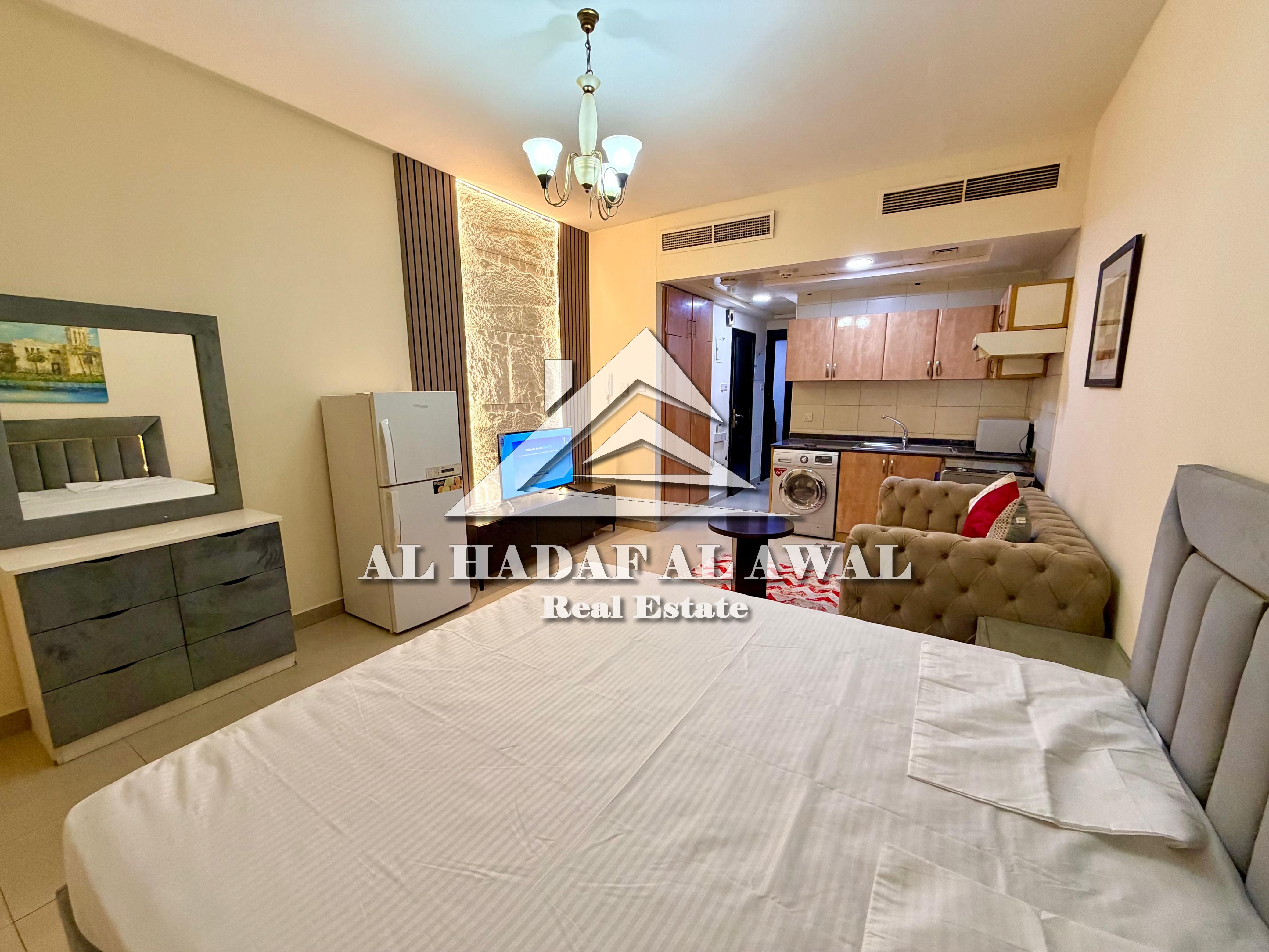 A studio with distinctive furnishings is available for monthly rent 4500, including all bills.