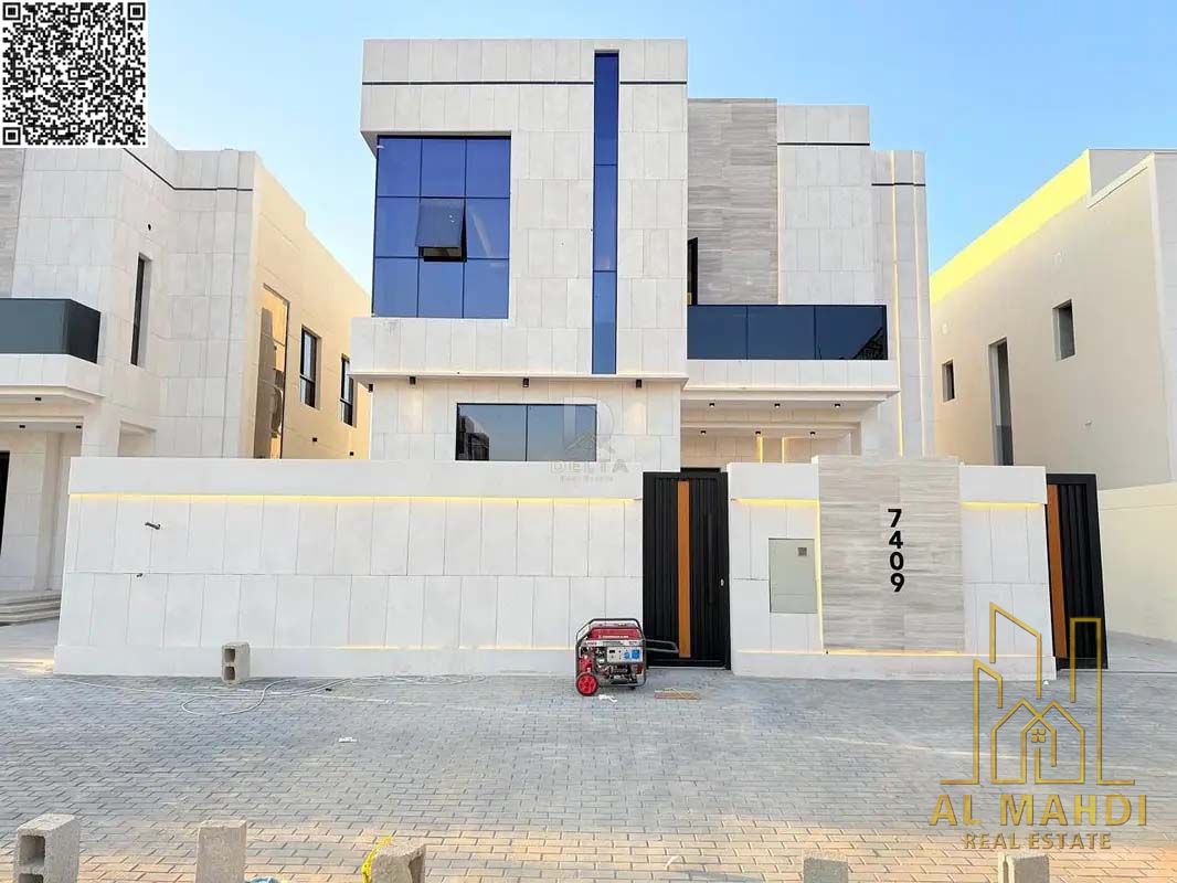 4 Master Bedrooms Villa with Private Pool for Sale in Al Amerah – Freehold – Registration Fees Included – Prime Location in Ajman