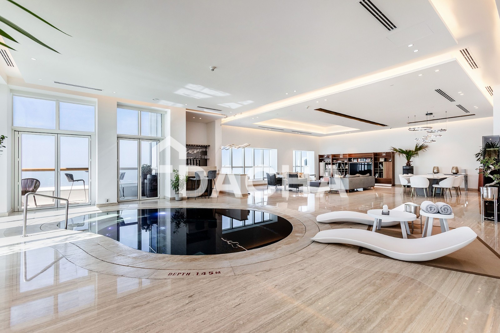 Luxury Penthouse | Private Pool | Full Palm View
