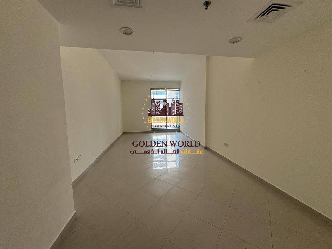 Two-bedroom apartment with two living rooms in Al Majaz 1, balconies, 2 bathrooms, master room, open sea view, built-in wardrobes. 68,000 AED yearly.