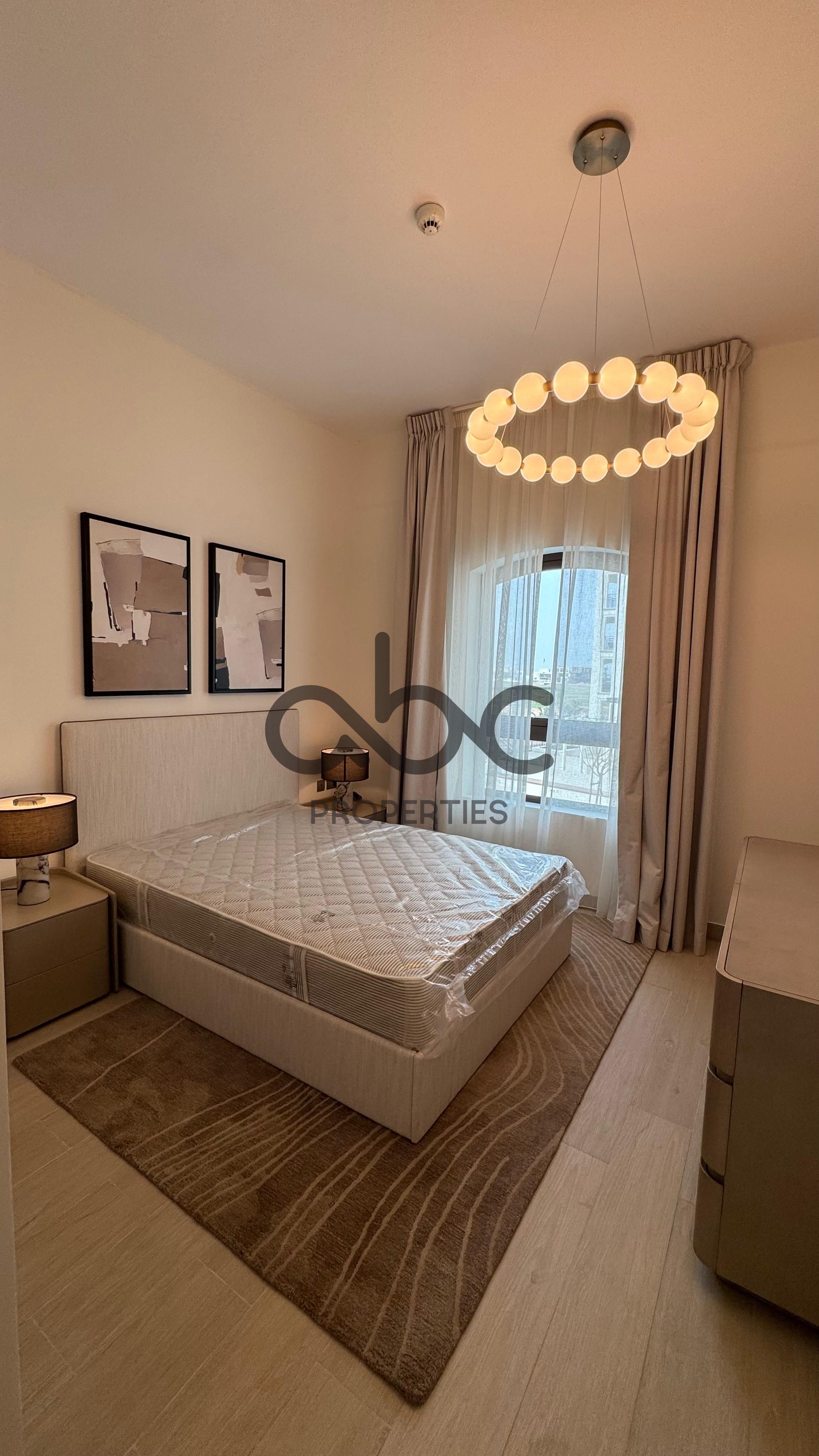 Golf and Sea View | Fully Furnished | 2 Balconies