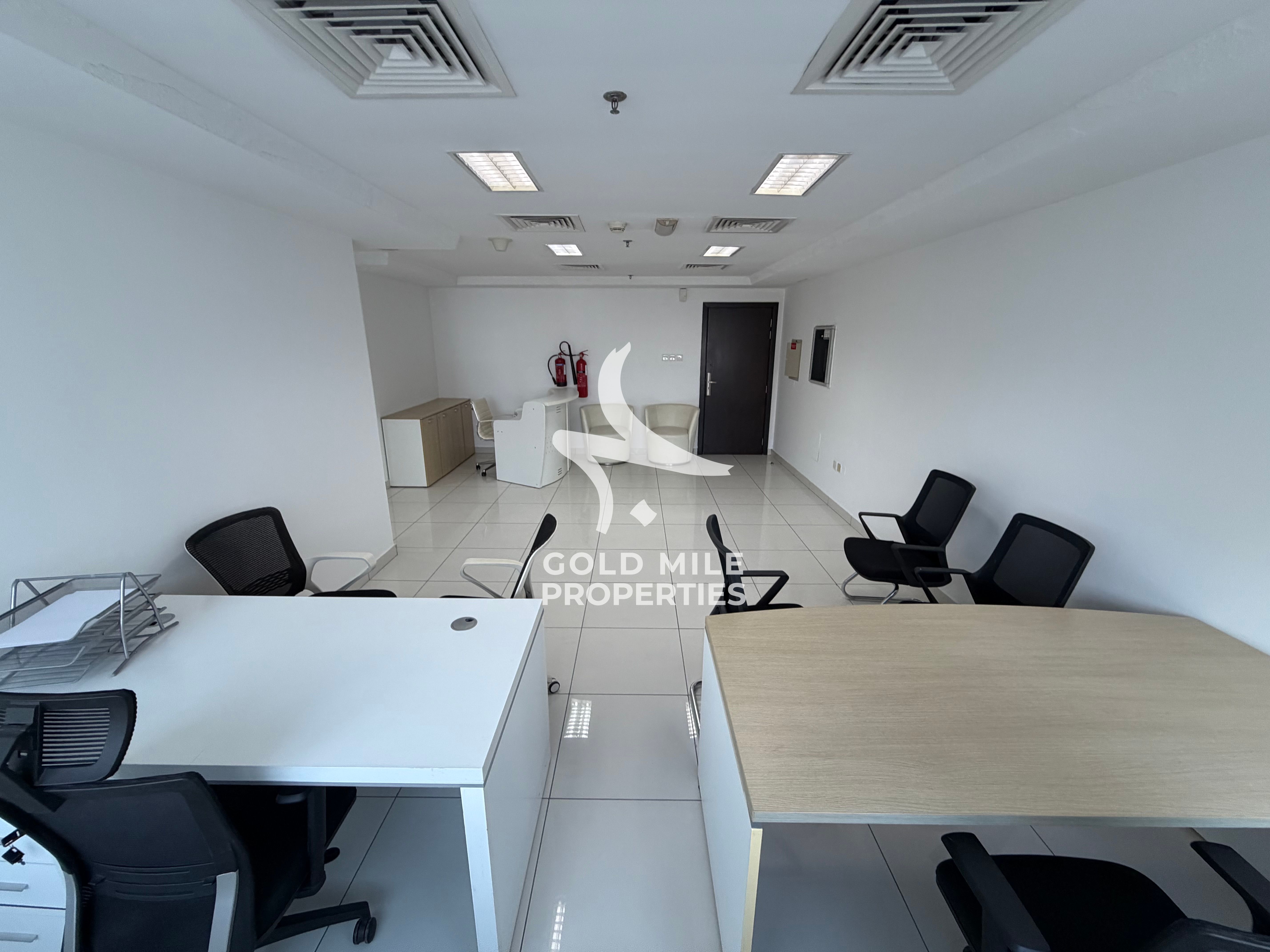 CHILLER FREE BEAUTIFUL OFFICE WITH HOT LOCATION NEAR MALL OF EMIRATES