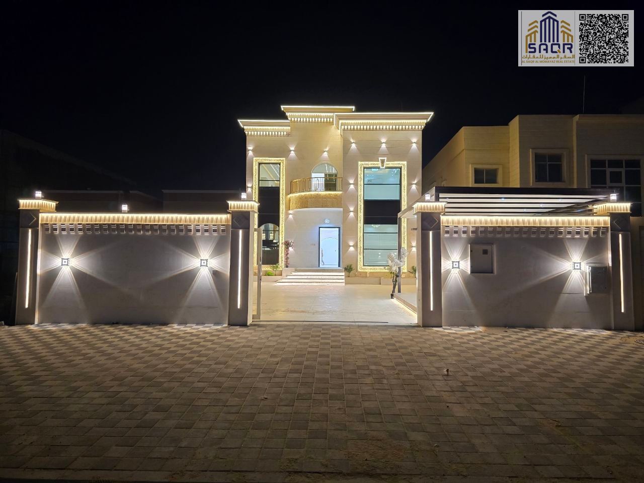 Ready-to-move-in villa with water, electricity, air conditioning, and sewage system.