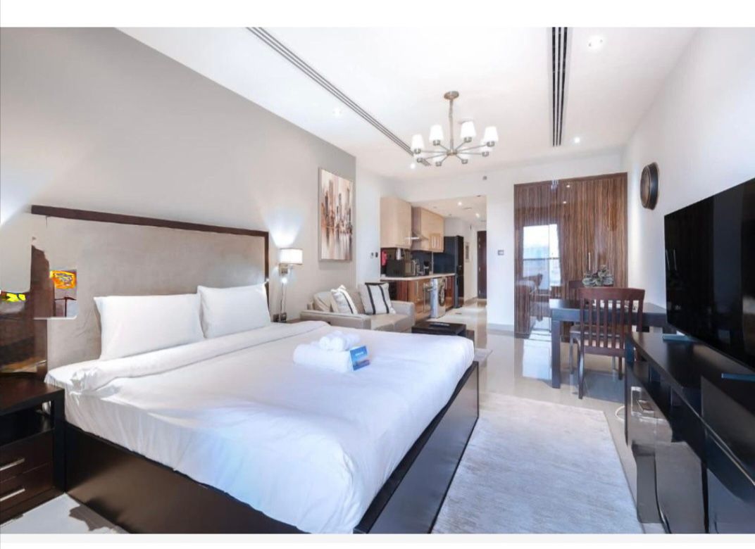 STUDIO FOR RENT \ IN ELITE DOWNTOWN RESIDENCE 1, BIG LAYOUT SIZE