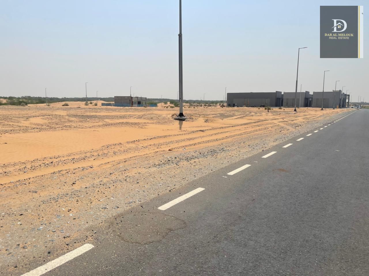 For Sale in Sharjah Al Rahmaniya Area (Al Rahmaniya Commercial Project) Commercial/Residential Land Plot, 2422 sq ft, Prime Location, Front on a 30-