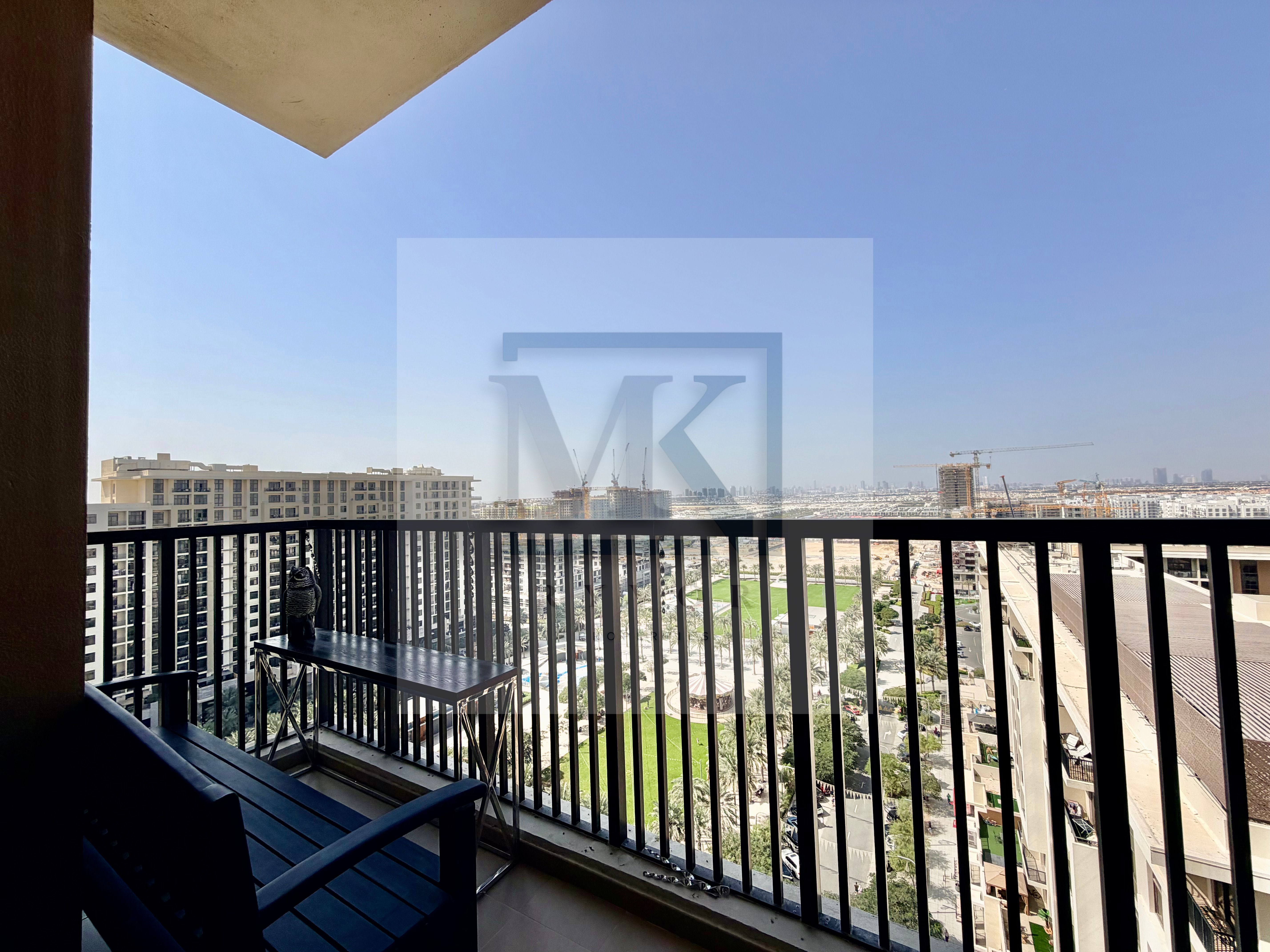 High-Floor 2BR | Fully Furnished | Stunning Park View | Move-In Ready in Town Square Warda