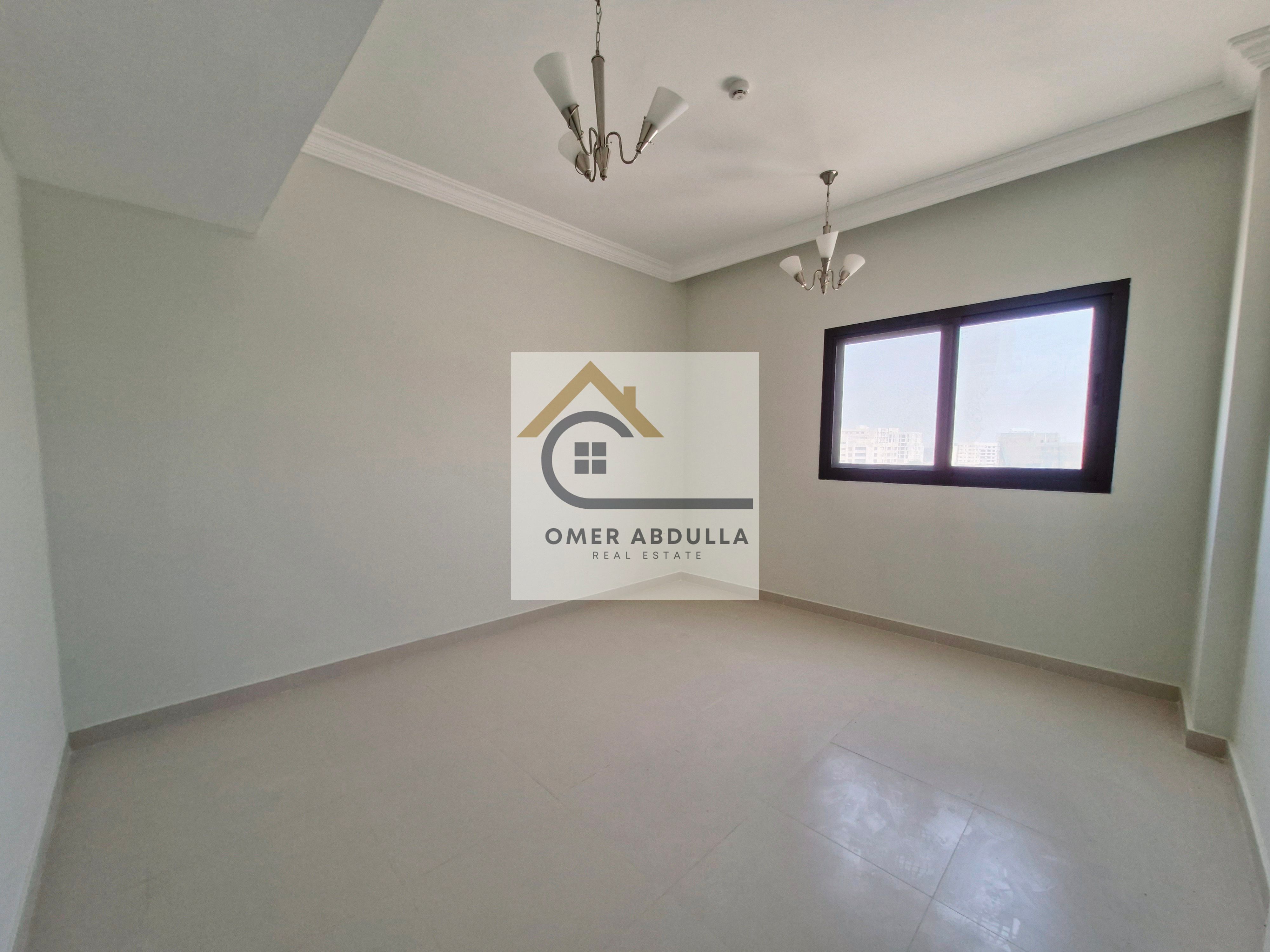New Building 1Bhk With Beautiful White Kitchen In Aljada