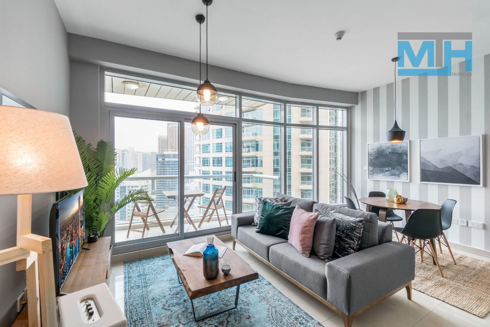 Full Canal View | Unfurnished 1BR | Chiller Fee
