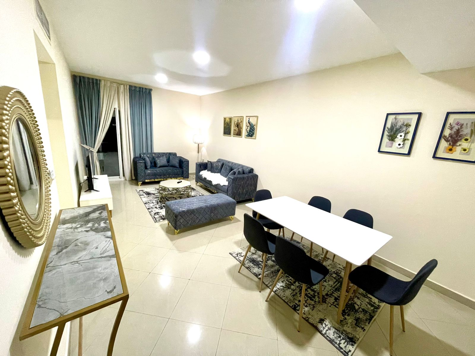 1BR apartment with central AC, balcony, open view, 2 bathrooms, good space, close to all services. Rent AED 5,600 monthly.