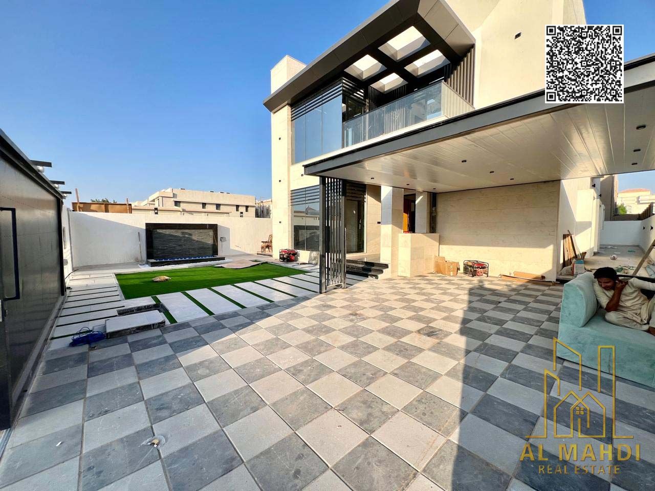 5 Master Bedrooms Villa with Roof in Al Muwaihat – Registration Fees Included – Bank Financing