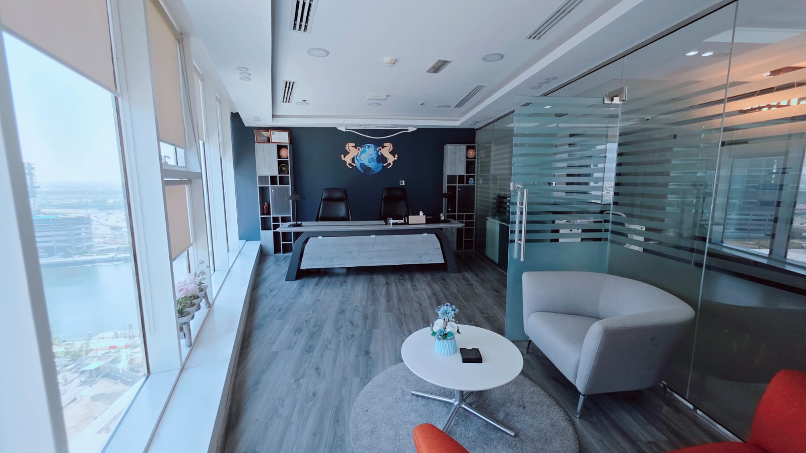 Fully Furnished Office | Al Manara Tower | Near To Metro | 2 Parkings | For Rent