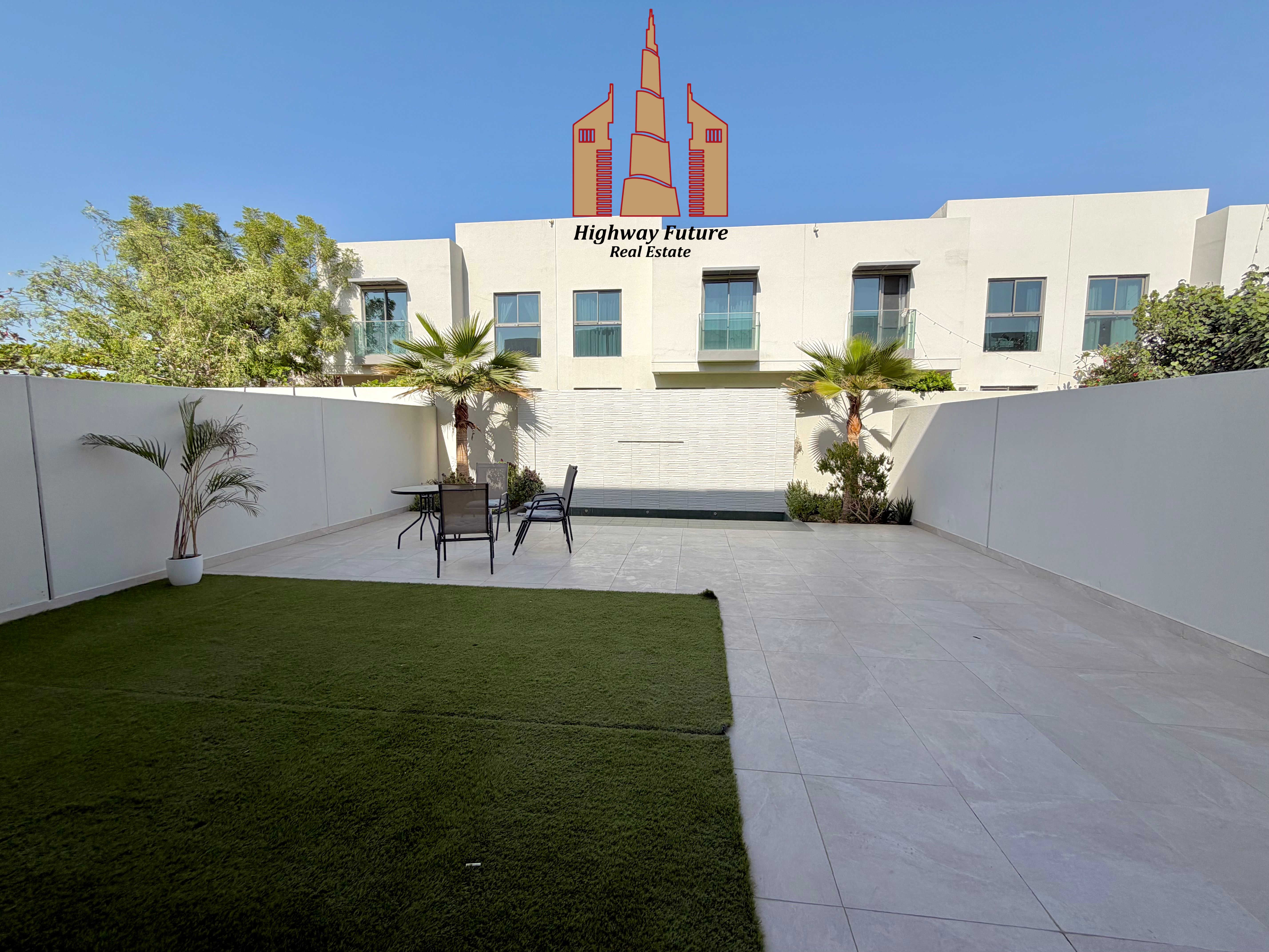 Modern spacious 3bhk townhouse in lilac with Maidroom ::: Biggest backyard ::: Ready to move :::