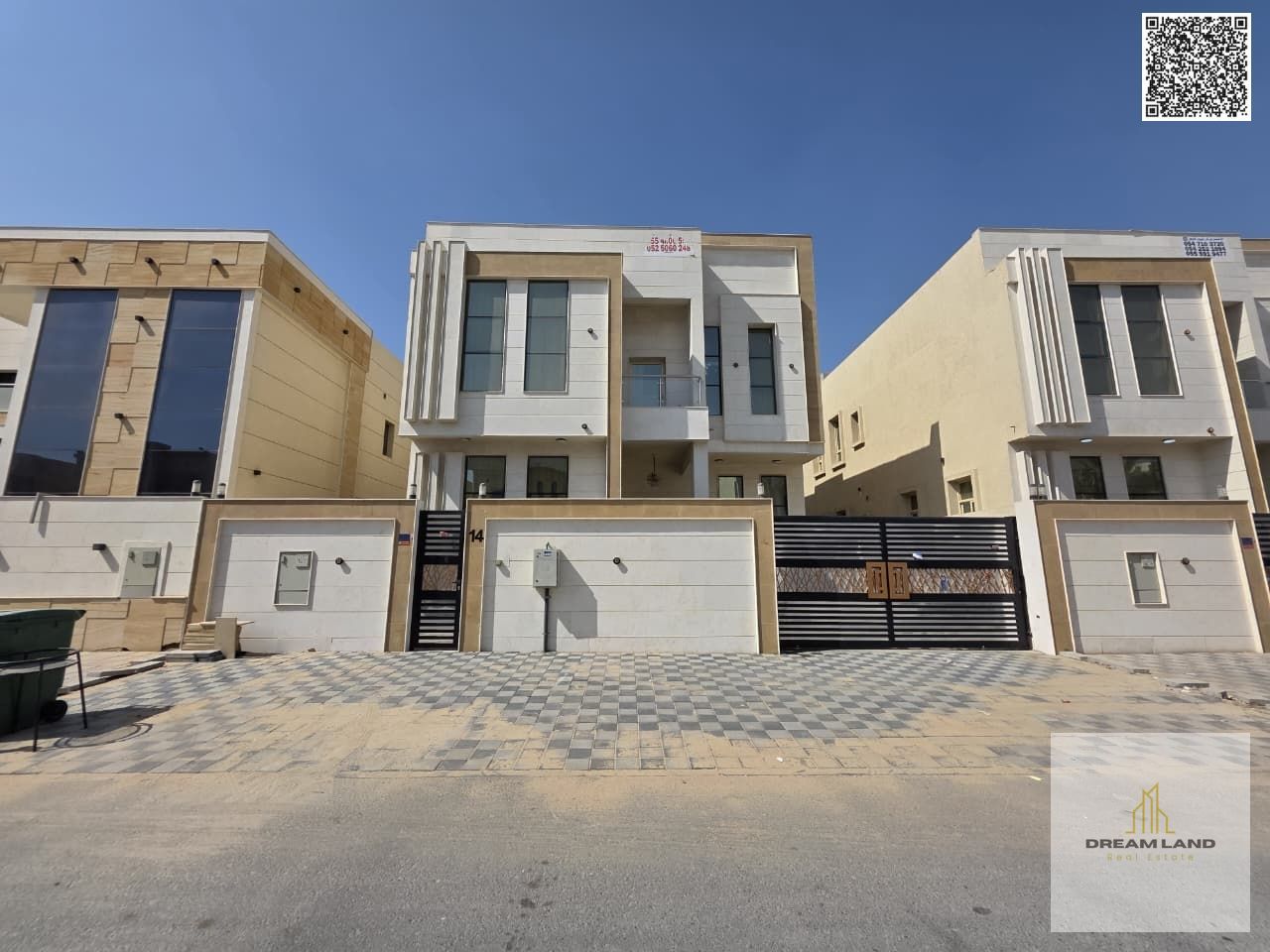 Direct from the owner, including electricity, water, and air conditioning. A villa among the most luxurious villas in Ajman, built and finished to a s