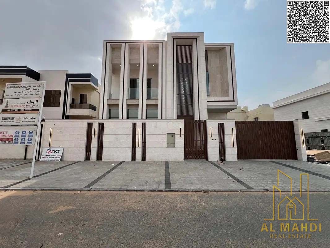 Own a Luxury 5-Bedroom Villa in Al Alia – 4,000 sq. ft Plot & 4,300 sq. ft Built-up – High-End Finishing – Mortgage Available – Ajman