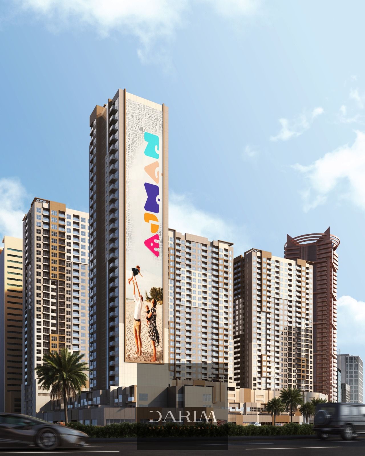 Studio With Balcony - 7 Years Payment Plan - Ajman One Phase 2 - Ajman