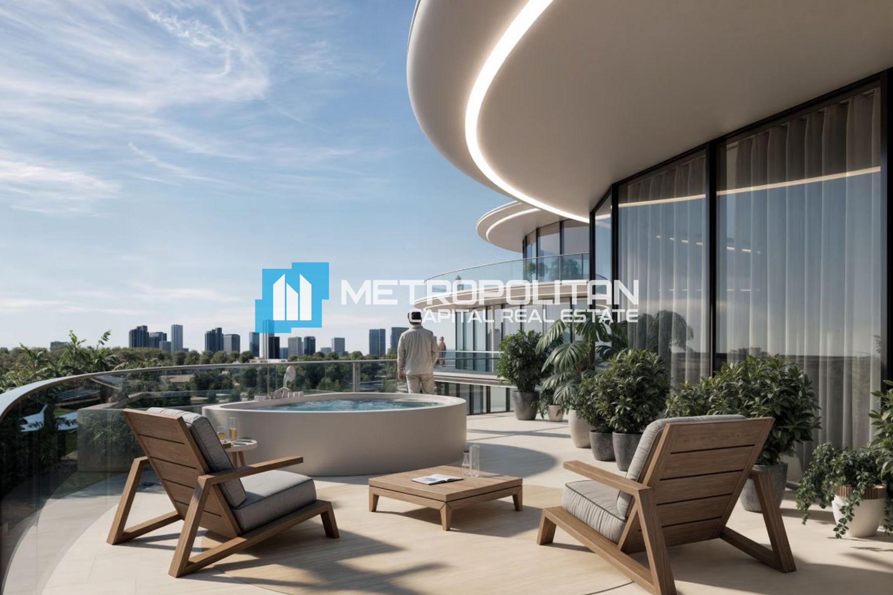 Exclusive 2BR+Maids | Corner Unit | Wide Balcony