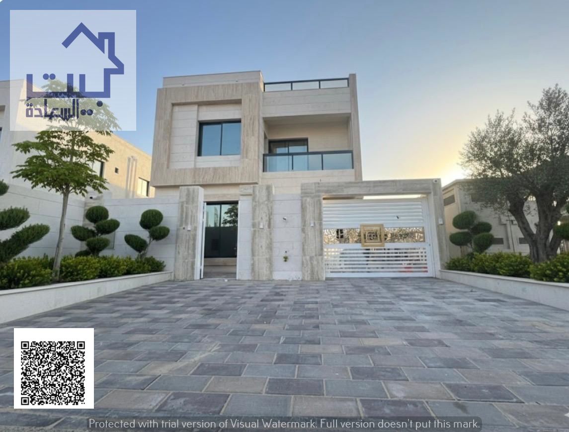 A spacious townhouse villa for rent, boasting a land area of 210 square meters (approximately 2,260 square feet) and a built-up area of 300 square