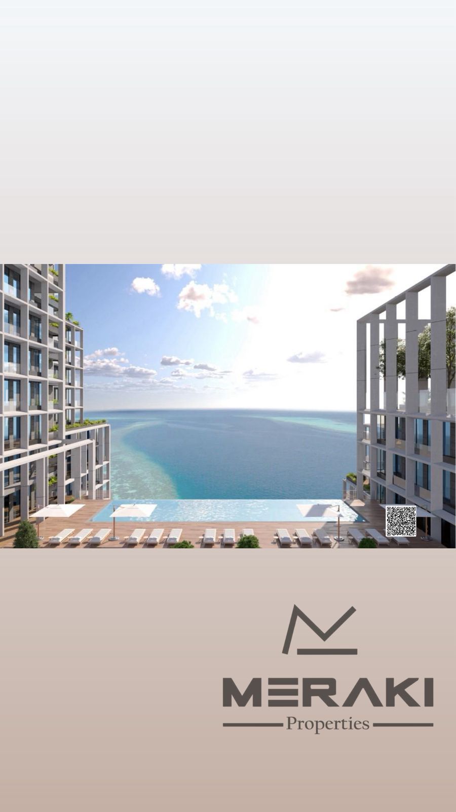 Own an apartment with a sea view with a 5% down payment for freehold ownership through an installment plan with the developer and no registration fees