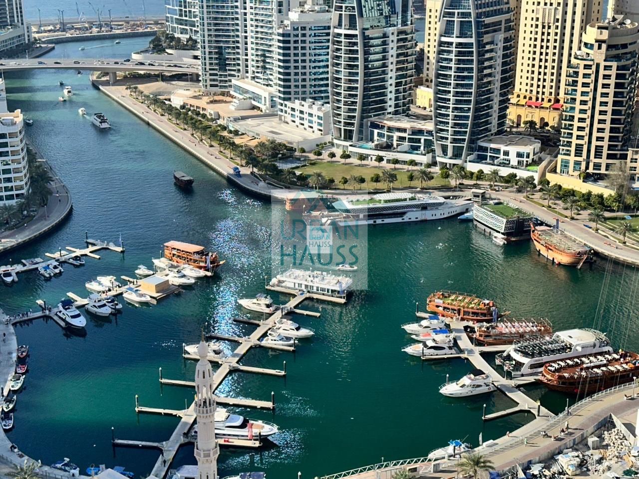 Marina View 2 Bedroom Apartment | Prime Location | High Floor | Metro Connectivity | Tourist Area