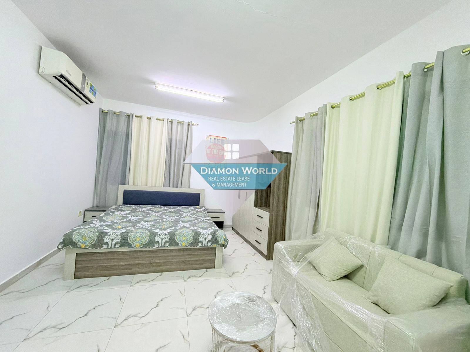 Fully Furnished New Studio Apartment with Parking Al Bateen (Monthly : 4500)