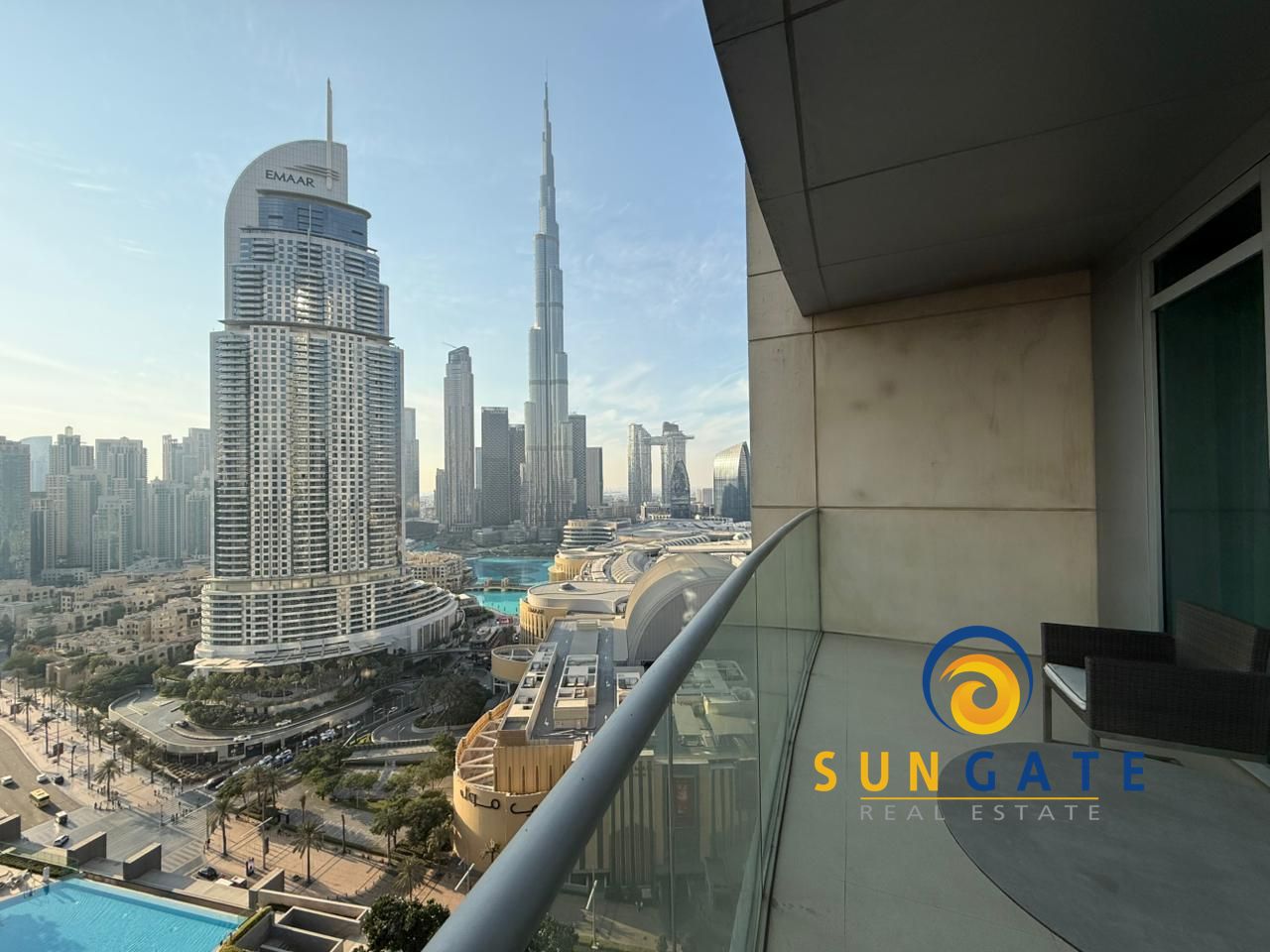 Burj and Fountian views , Fully furnished branded