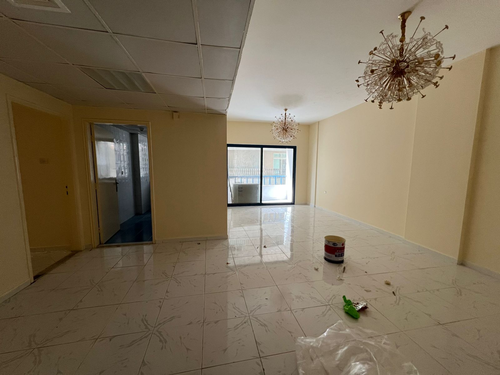 2BR apartment with central AC, 2 bathrooms, balcony with open view, built-in wardrobes, close to all services. Rent AED 48,000.