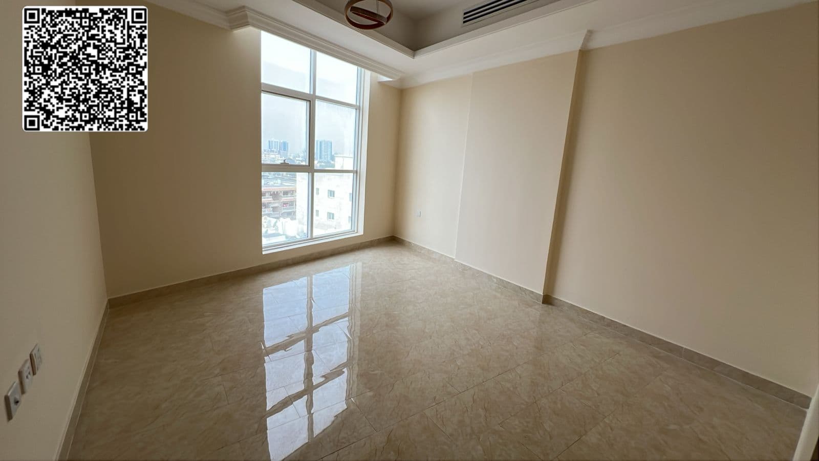 Apartment in Al Rawda 2 3 bedrooms, living room, 3 bathrooms Balcony with a view Price: 60,000 (payable in 4 installments) Security check required