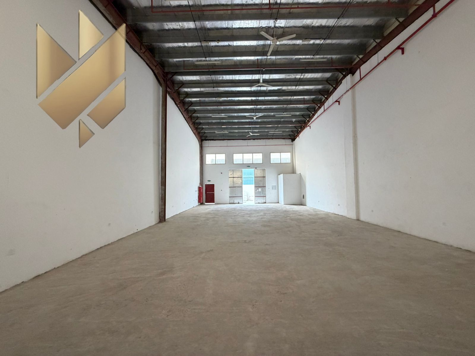 Warehouse for Rent in Industrial Area 18 | 2,700 Sq. Ft. Storage with Restroom | Strategic Location Near Main Road | AED 150,000 Annual | Flexible 4-I