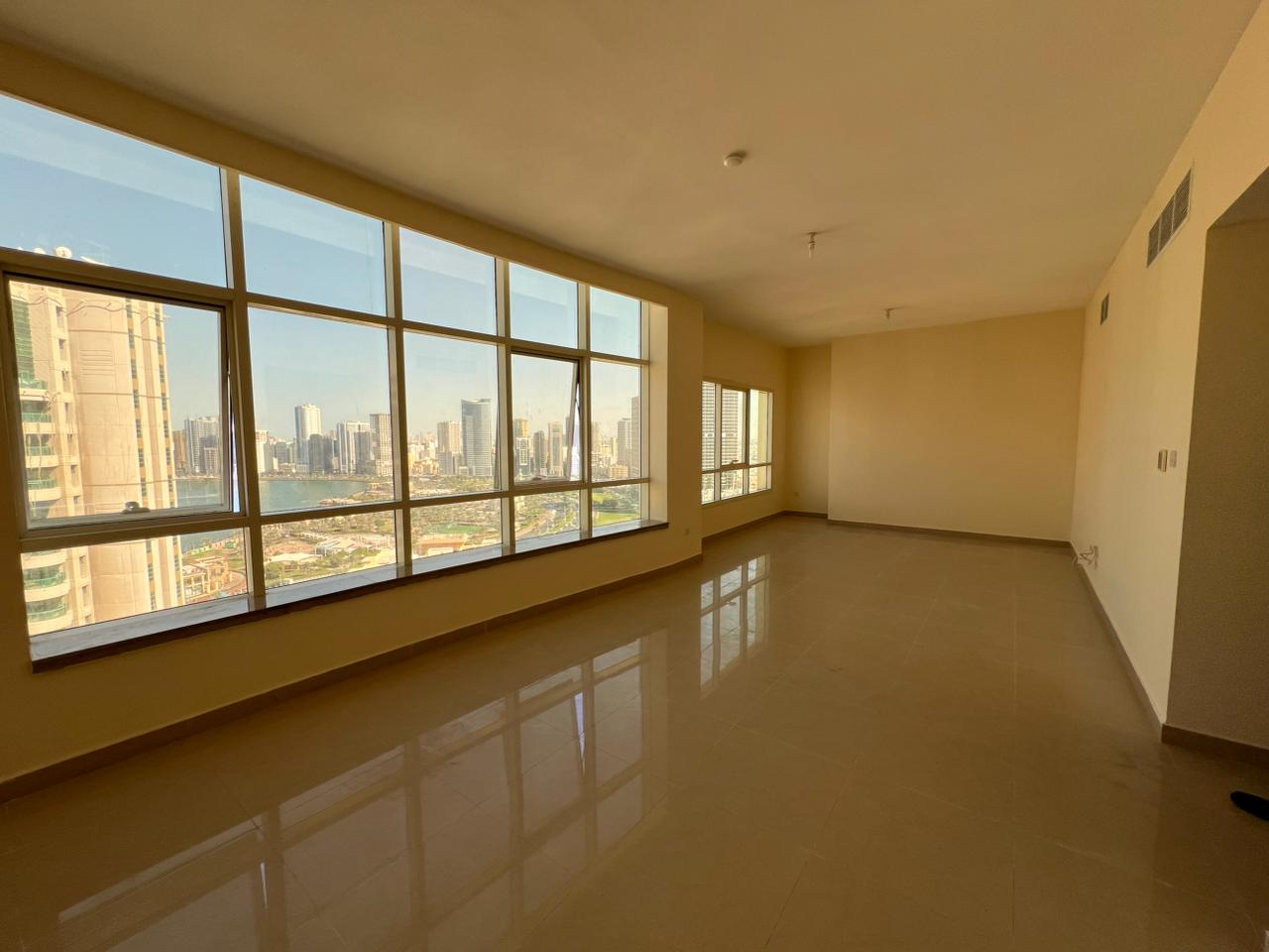 2 Master Bedrooms | Maid Room | 4 Bathrooms | Spacious Living Hall | Equipped Kitchen | Parking | Gym | Pool | Sea View | Premium Complex