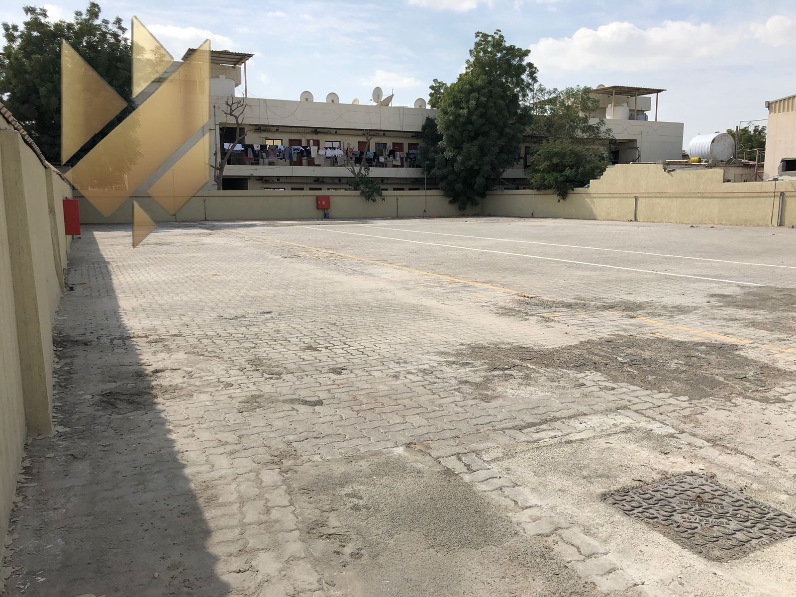 Industrial Yard for Lease in Industrial Area 15 | 16,000 Sq. Ft. on Main Road with Offices & Showrooms | 51 kW Power | Final Price AED 500,000