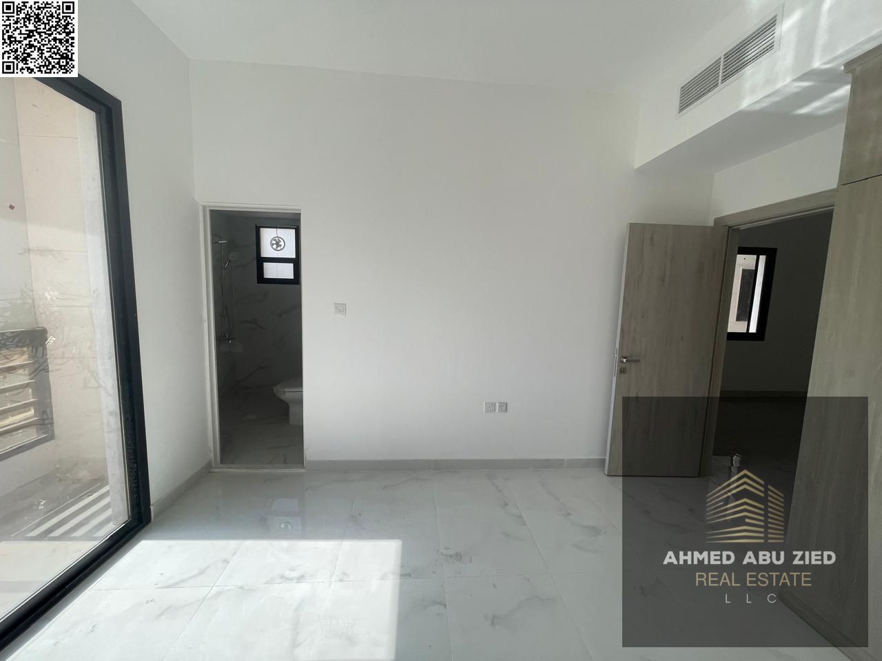 Largest and most beautiful one-bedroom apartment for annual rent - first occupancy - master bedroom - 2 bathrooms - balcony - built-in wardrobes - kit