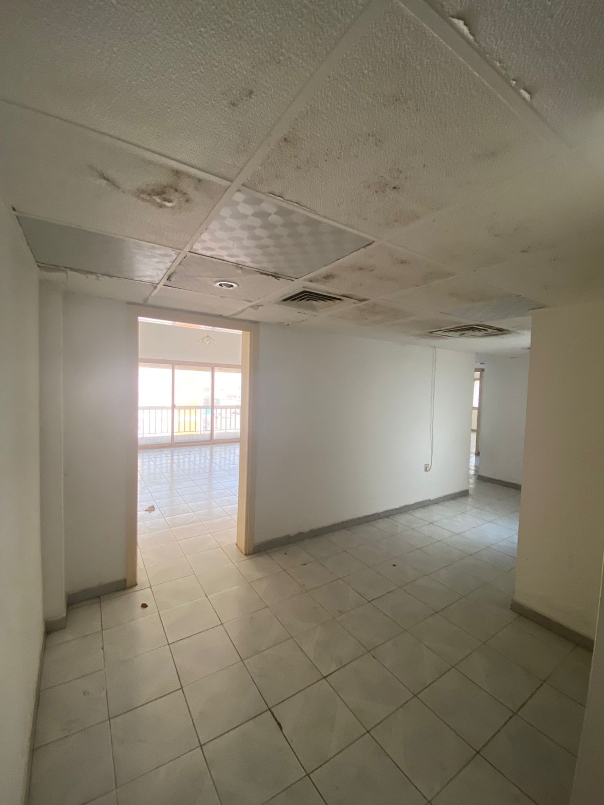 Two bedroom and a Large living room with a balcony , family occupancy