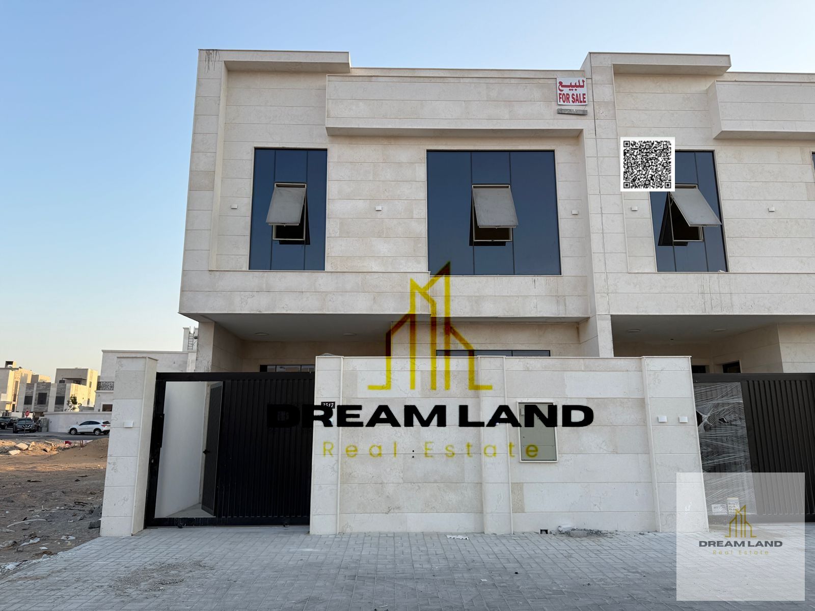 Including registration fees, Amazing town house with rooftop, consists of 5 master bedrooms with built in wardrobes, now for sale in upscale area,