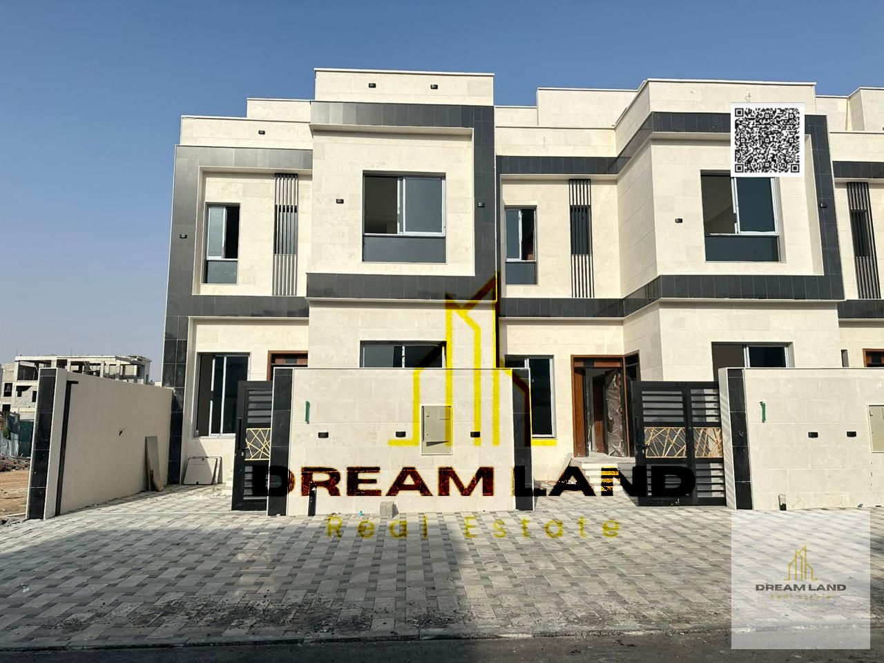 Including registration fees, Amazing town house with rooftop, consists of 5 master bedrooms with built in wardrobes, now for sale in upscale area,
