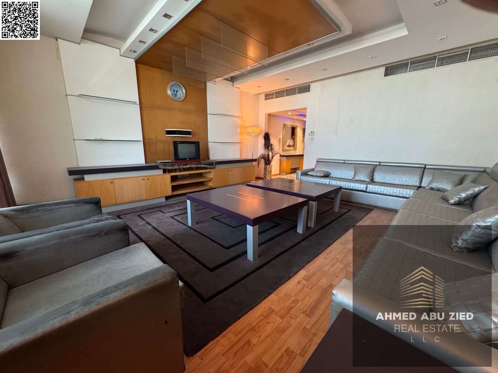 Luxury and spacious fully furnished one-bedroom apartment for annual rent - Master bedroom - Spacious living room - Kitchen - 2 bathrooms - 2 balconie