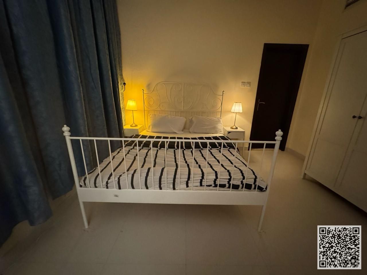 Luxurious furnished one-bedroom apartment with brand new furniture for monthly rent in Ajman - Al Hamidiya