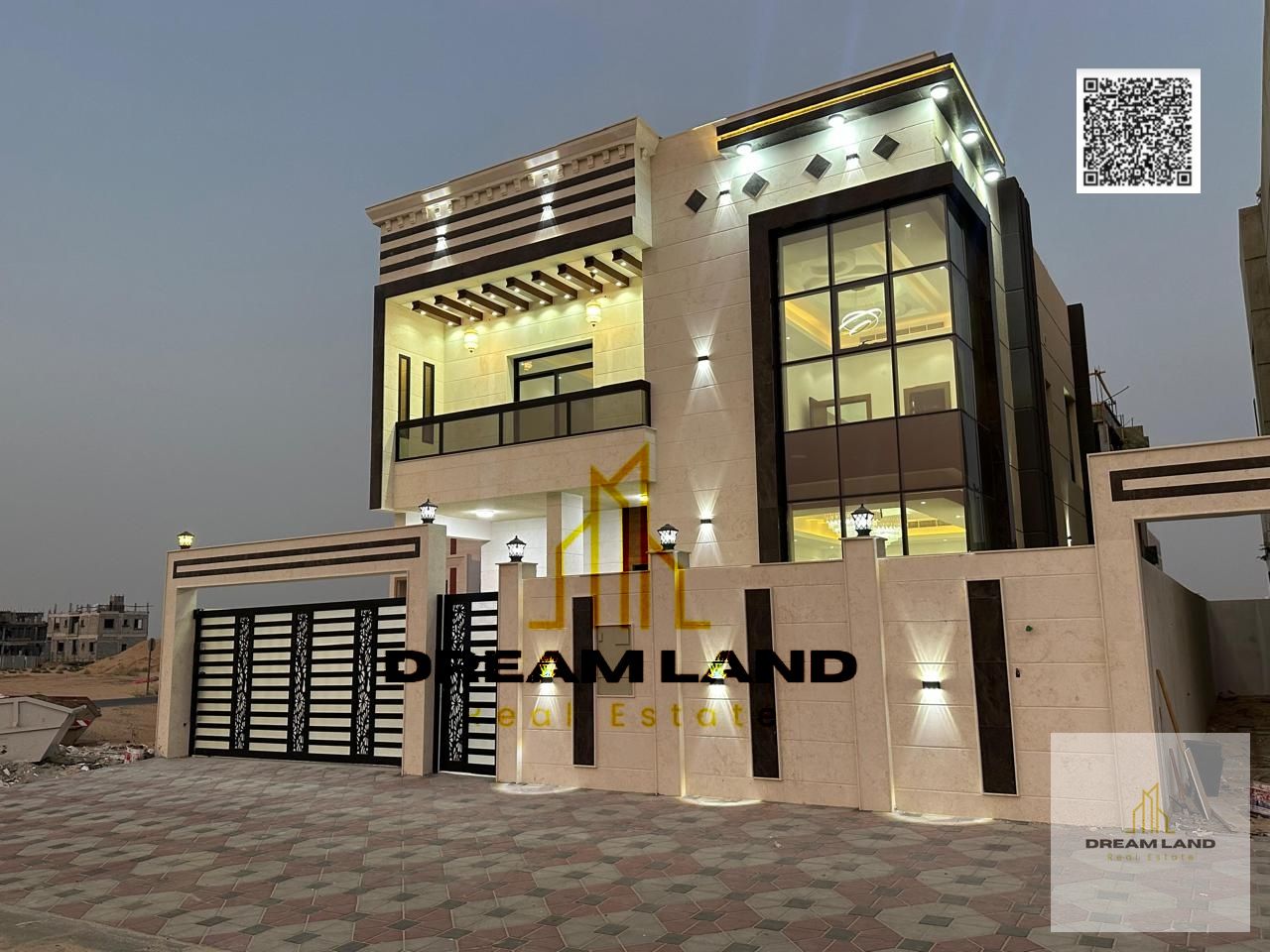 Including water, elc and AC, Amazing villa consists of 5 master bedrooms with built in wardrobes, now for sale in upscale area,