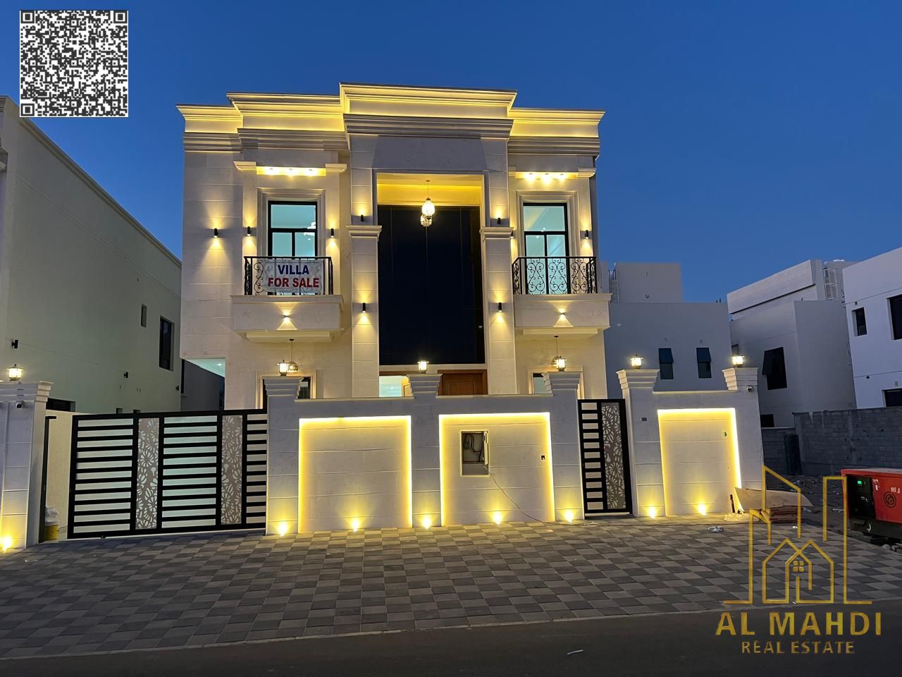 A unique opportunity to own a villa with an elegant classic design in a quiet and distinguished residential location in Al Helio 2 - Ajman, suitable f