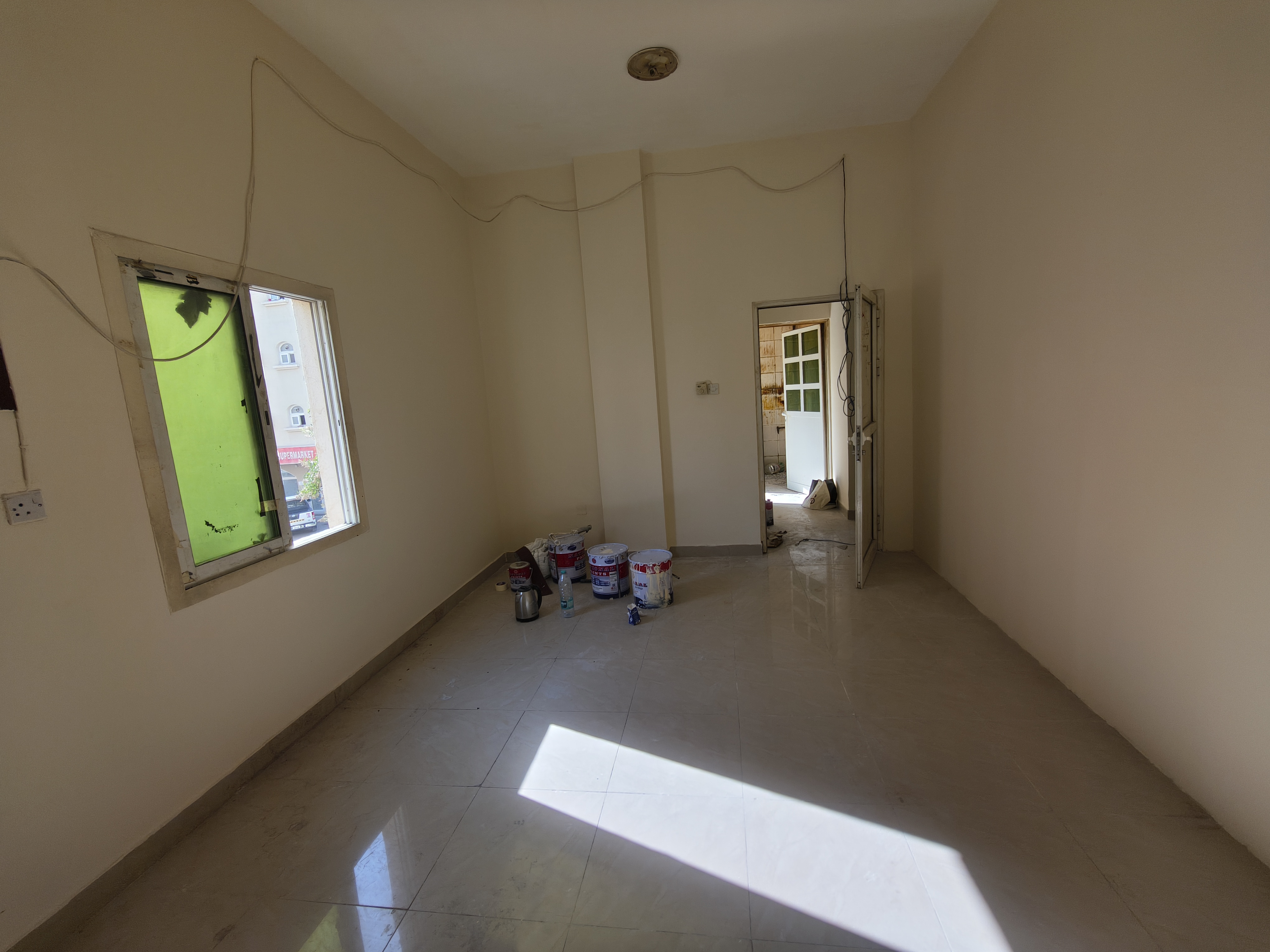 Spacious 1BHK with balcony for bachelor only in muwaileh