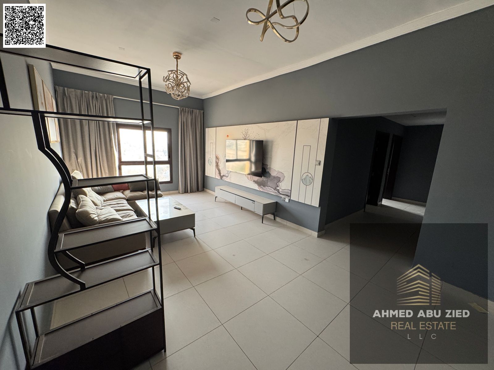 Two bedrooms and a living room in Rawda 2 Near Sheikh Ammar Street and Layali Beirut Restaurant Central air conditioning Two bathrooms Balcony New and