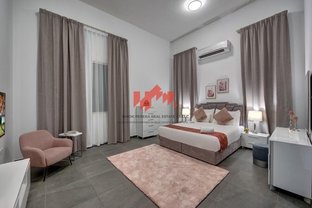Fully furnished Villa with pool in jazira al hamra
