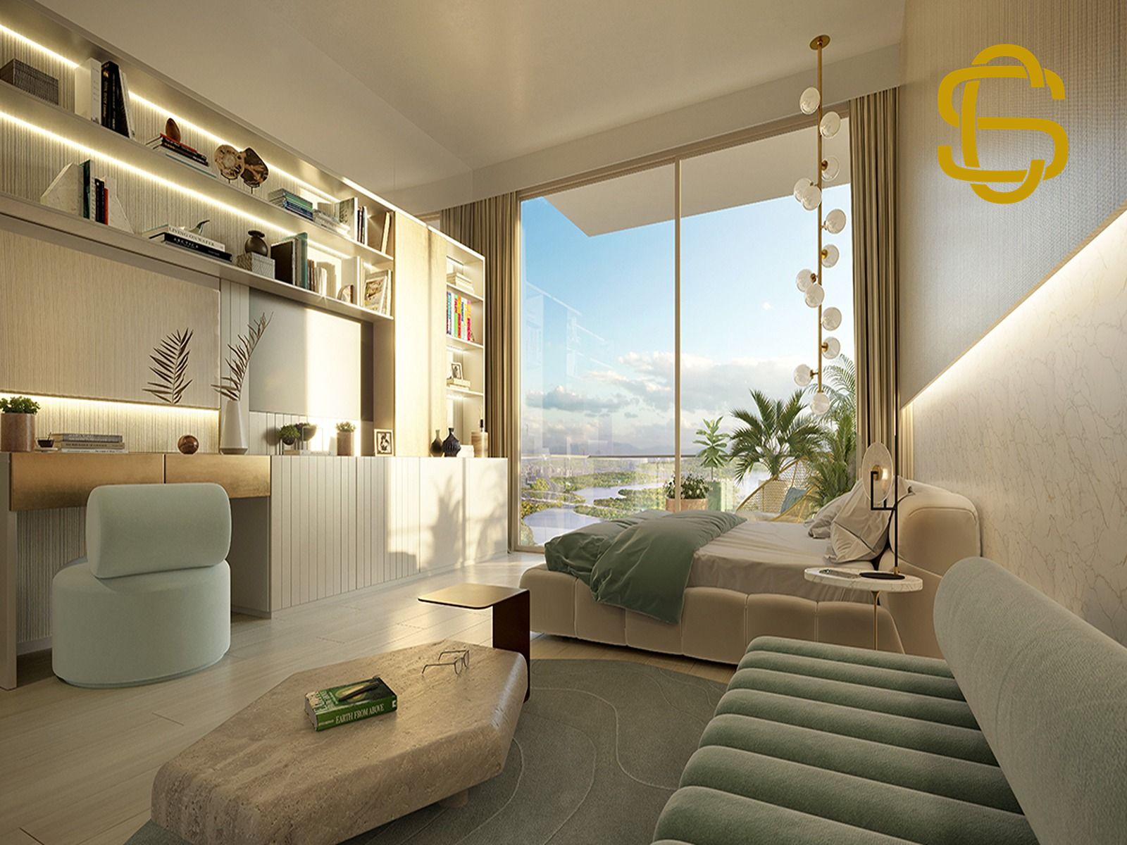 Luxury Studio | Creek Views | Prime Location