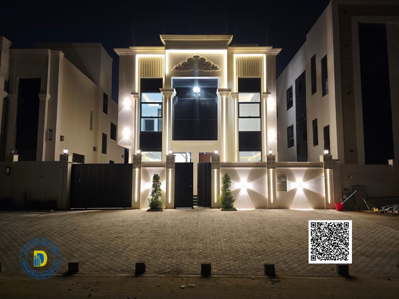 in the most prestigious neighborhood of the city, Al-Haliou 2, a luxurious classic villa 5 bedrooms a rooftop terrace . including registration fees