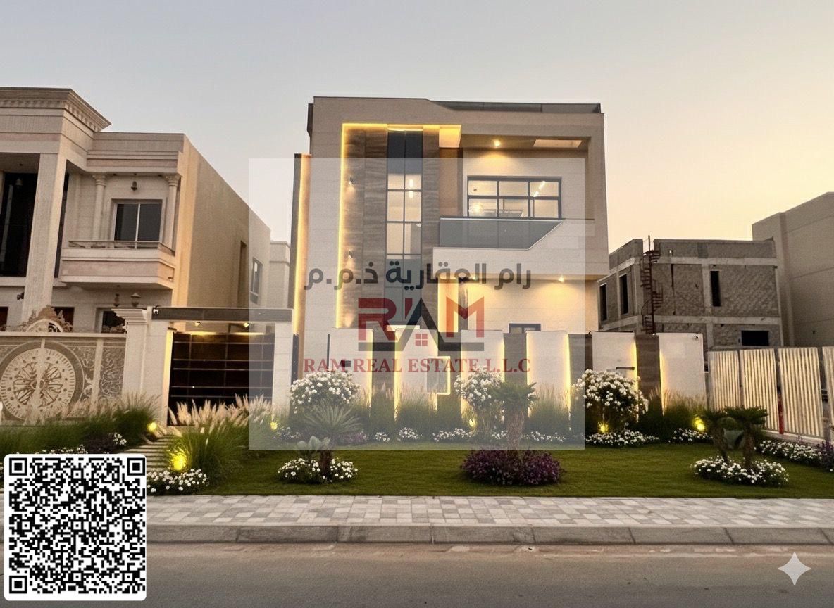 Luxury 3-Storey Villa with Pool | Rented AED 130K ROI | Freehold | Al Helio 2 Ajman
