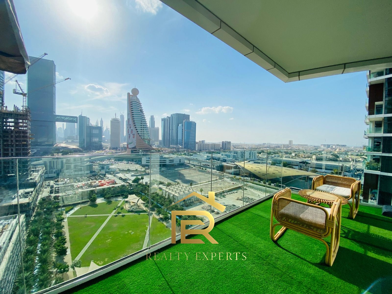 burj view amzing layout /next to metro /furnished /2bhk /UPGRADED