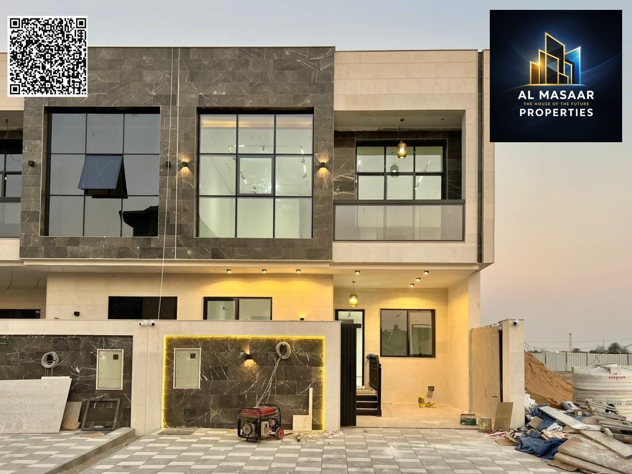 Villa for sale in Al-Haliyo 2 | Two floors and a roof | 5 master bedrooms | Built-up area 3200 sq ft | Price includes registration, ownership fees and
