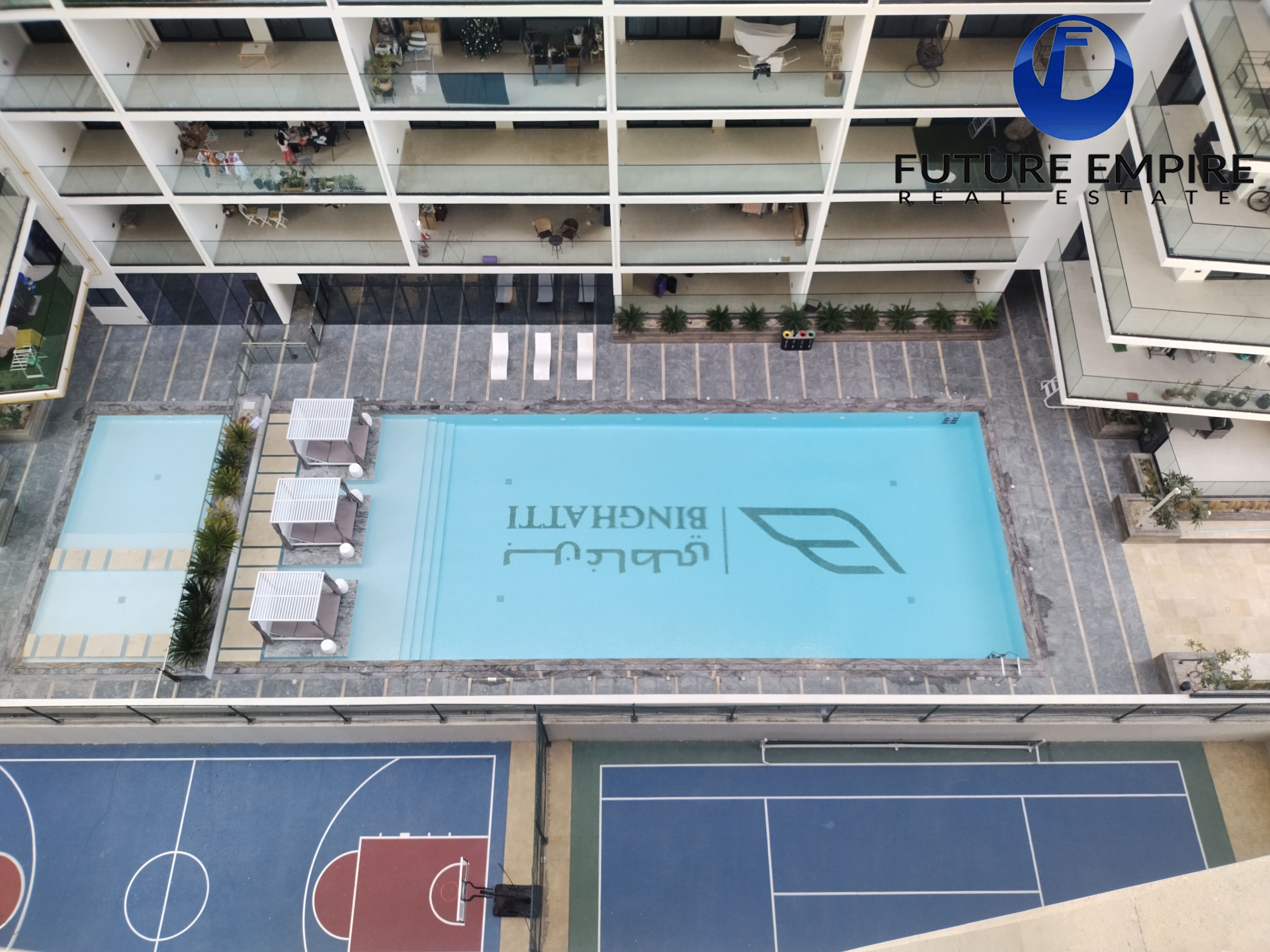 HUGE 1BHK | BASKETBALL- TENNIS COURTYARD | ALL AMENITIES