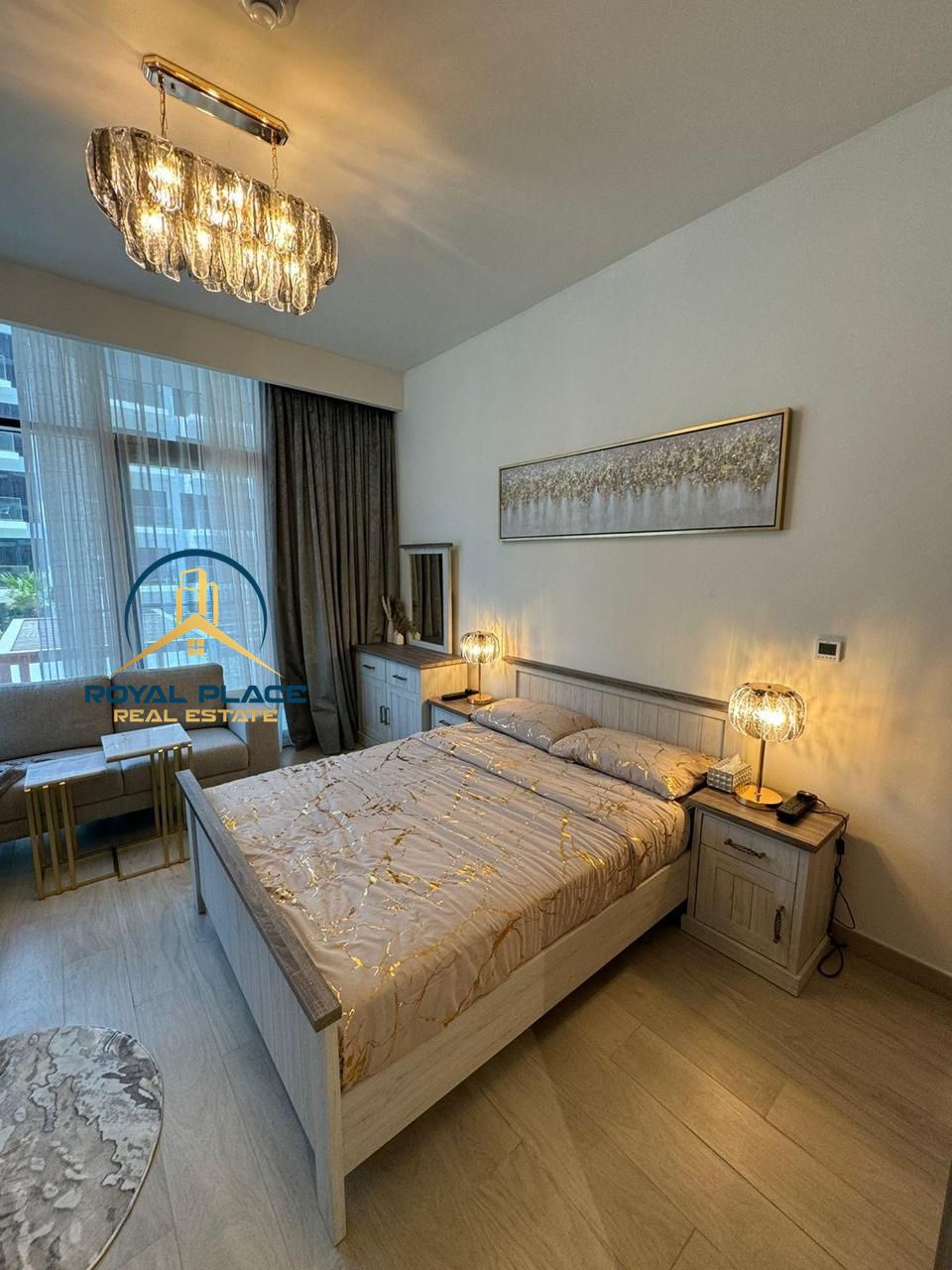 Modern Fully Furnished Studio Apartment in Azizi Riviera