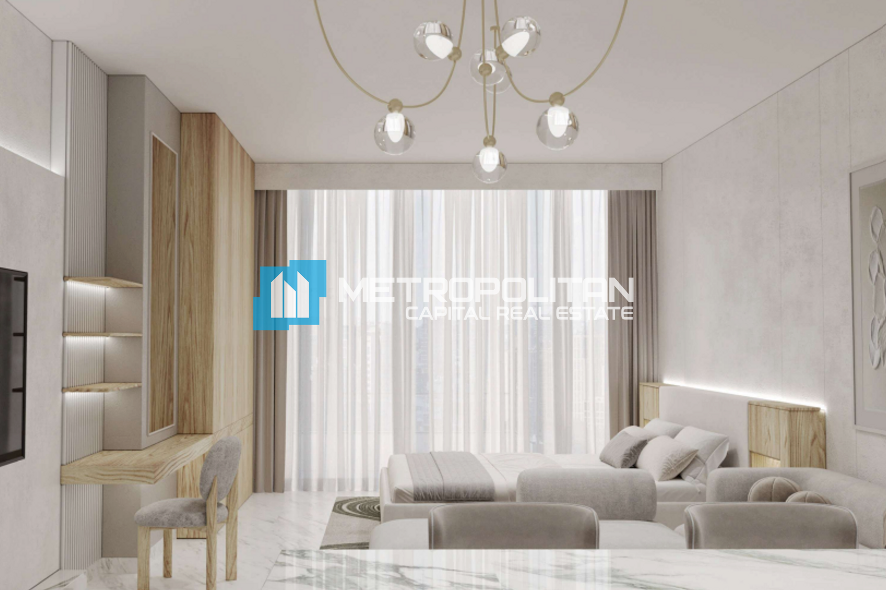 High Floor| Junior 1 BR | With Balcony| Road View