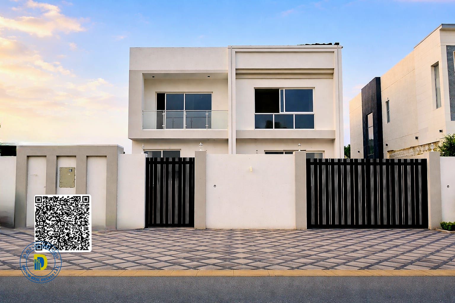 A fantastic price in Al Zahia, Ajman: a 3-bedroom villa, including registration fees, with . Bank financing and freehold.